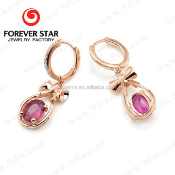 New Model Earrings 14K Rose Gold Earring Wholesale